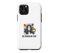 Custodia per iPhone 11 Pro Sii orgoglioso e sii arcobaleno LGBTQ Pride Femminista