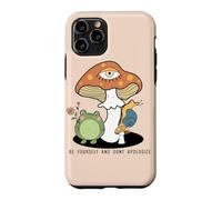 Custodia per iPhone 11 Pro Sii te stesso non scusarti Cottagecore Frog