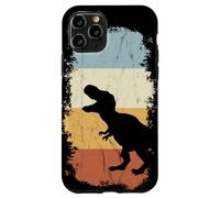 Custodia per iPhone 11 Pro Silhouette retrò del dinosauro T-Rex