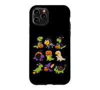 Custodia per iPhone 11 Pro Simpatici dinosauri di Halloween preistorici T-rex Dino Lovers