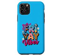 Custodia per iPhone 11 Pro Simpatico design colorato Friyay Vibes per le celebrazioni del venerdì del fine settimana