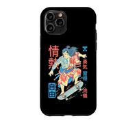 Custodia per iPhone 11 Pro Skateboard Samurai Skater Passion Freedom