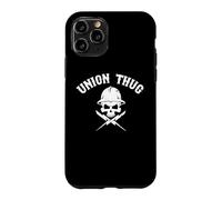 Custodia per iPhone 11 Pro Skull Skilled Labor Day Linemans Electrician Pro Union Thug