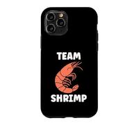 Custodia per iPhone 11 Pro Small Crustacean Shrimp Cute Minimalist Team Shrimp