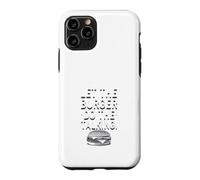 Custodia per iPhone 11 Pro Smash Burger Lover Cheeseburger alla griglia con parte superiore piatta