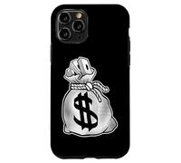 Custodia per iPhone 11 Pro Smile Now Cry Later Angelo Diavolo Felice Triste Vintage Cartone animato
