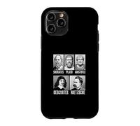 Custodia per iPhone 11 Pro Socrate Platone Aristotele Descartes Nietzsche Filosofia