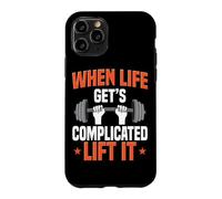 Custodia per iPhone 11 Pro Sollevamento bilanciere quando la vita diventa complicata sollevarlo Deadlifting