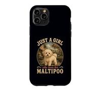 Custodia per iPhone 11 Pro Solo Una Ragazza Che Ama Il Suo Cane Maltipoo Mamma Doodle