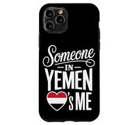 Custodia per iPhone 11 Pro Someone In Yemen Loves Me Long Distance Romance