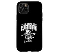 Custodia per iPhone 11 Pro Sono qui per il feroce cavaliere caprone su uno scooter
