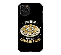Custodia per iPhone 11 Pro Sono qui per The Deviled Egg Foodie Buon Ringraziamento