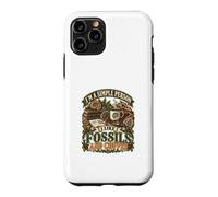 Custodia per iPhone 11 Pro Sono una persona semplice Mi piacciono i fossili e il caffè Fossili divertenti