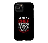 Custodia per iPhone 11 Pro Sono uno chef che non mi fermo quando sono stanco mi fermo quando ho finito