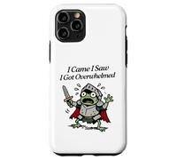 Custodia per iPhone 11 Pro Sono venuto ho visto che sono stato sopraffatto dal panico della piccola rana cavaliere