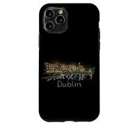Custodia per iPhone 11 Pro Souvenir da viaggio con la notte di Dublino, idea regalo panoramica della città