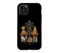 Custodia per iPhone 11 Pro Souvenir di viaggio vintage, regalo simbolo del Mali