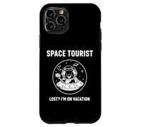 Custodia per iPhone 11 Pro Space Tourist Lost? I'm On Vacation Emblema esploratore cosmico