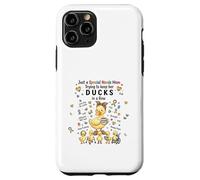 Custodia per iPhone 11 Pro Special Needs Mom Autism Caregivers Cute Mama Duck
