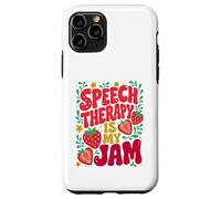 Custodia per iPhone 11 Pro Speech Therapy is My Jam Boho Floral | SLP Speech Therapist