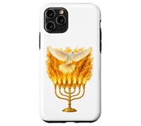Custodia per iPhone 11 Pro Spirito Santo Fuoco Menorah Shavuot Pentecoste