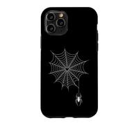 Custodia per iPhone 11 Pro Spooky Halloween Costume Heart Love Spider Web for Men Women