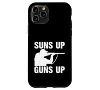Custodia per iPhone 11 Pro Sportsman Suns Up Guns Up Caccia Umorismo Hunter