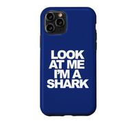 Custodia per iPhone 11 Pro Squalo di Halloween Guardami Sono uno Squalo