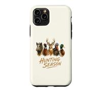 Custodia per iPhone 11 Pro Stagione di caccia Wildlife Hunter Big Game Bird Hunting Design