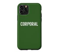 Custodia per iPhone 11 Pro Stampa frontale ufficiale delle forze armate grado caporale