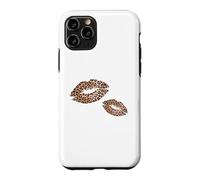 Custodia per iPhone 11 Pro Stampa leopardata Labbra Graphic Bold Cheetah Bocca Bacio Donna