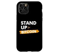 Custodia per iPhone 11 Pro Stand Up For Bitcoin Cryptocurrency Is Freedom BTC Crypto