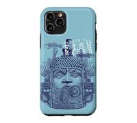 Custodia per iPhone 11 Pro Steampunk Aesthetic Macabra Encyclopedia Maya Statue