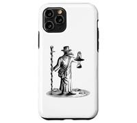 Custodia per iPhone 11 Pro Steampunk Peste Pestilenza Tarocchi Vintage Horror