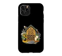 Custodia per iPhone 11 Pro STEM HOUSE READY Api Solitarie Rifugio in Giardino
