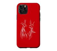 Custodia per iPhone 11 Pro Studiare la sagoma bianca mistica derviscio