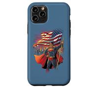 Custodia per iPhone 11 Pro Superman American Hero