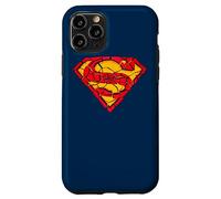 Custodia per iPhone 11 Pro Superman Shattered Shield Logo