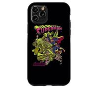 Custodia per iPhone 11 Pro Superman Versus Metallo Blacklight