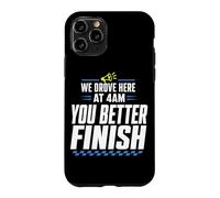Custodia per iPhone 11 Pro Supporto per triathlon Crew Swim Bike Run Race Day