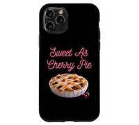 Custodia per iPhone 11 Pro Sweet As Cherry Cream Pie Divertente sarcastico ciliegie detti