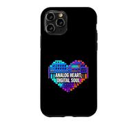 Custodia per iPhone 11 Pro Synth Music Producer Analog Heart Digital Soul