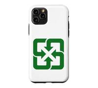 Custodia per iPhone 11 Pro Taiwan Riciclaggio Logo Giornata della Terra Riciclare Ambiente Ecologia