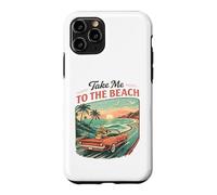 Custodia per iPhone 11 Pro Take Me To The Beach Retro Tramonto Drive