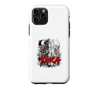Custodia per iPhone 11 Pro Tara Dea buddista Lotus Moon Phases Meditazione