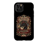 Custodia per iPhone 11 Pro Tarocchi e Gatti Neri: Stile Occulto e Magico