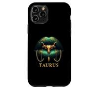 Custodia per iPhone 11 Pro Taurus Zodiac Astrology Emerald Lips Lusso