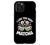 Custodia per iPhone 11 Pro Tè Matcha Che Dice Tè Verde I Like You Very Matcha