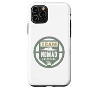 Custodia per iPhone 11 Pro TEAM NOMAD ADVENTURE - Emblema circolare per esploratori all'aperto