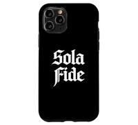 Custodia per iPhone 11 Pro Teologia Riformata Sola Fide Faith Alone Christian Design